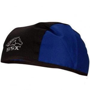 Black Stallion BSX BC5B-BLU Black/Blue Cotton Beanie