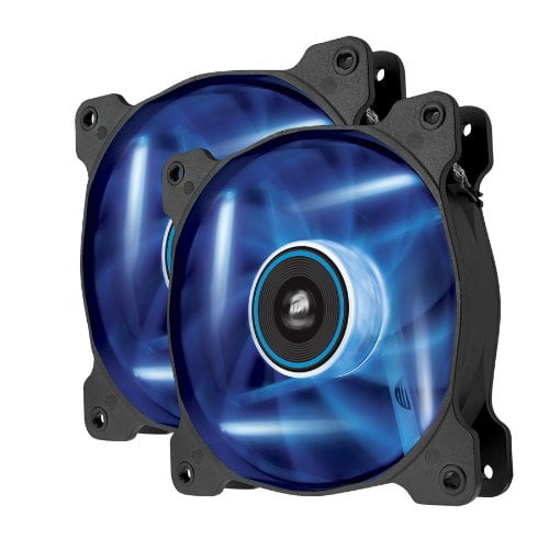 Corsair Air Series AF120 LED Quiet Edition High Airflow Fan Twin Pack - Blue best radiator fans