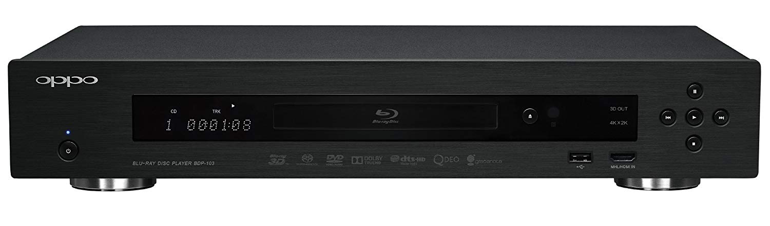 OPPO BDP-103 Universal Disc Player (SACD DVD-Audio 3D Blu-ray)