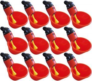 Rite Farm Products (12) AUTOMATIC WATERER DRINKER CUPS CHICKEN POULTRY TURKEY DRINK