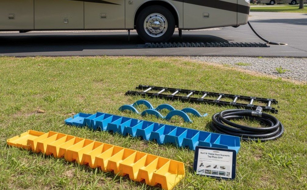 Best RV Sewer Hose Supports