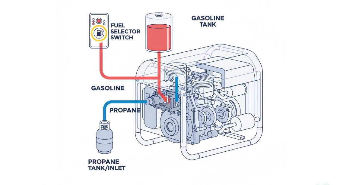 How To Switch Between Fuels in Dual Fuel Generators