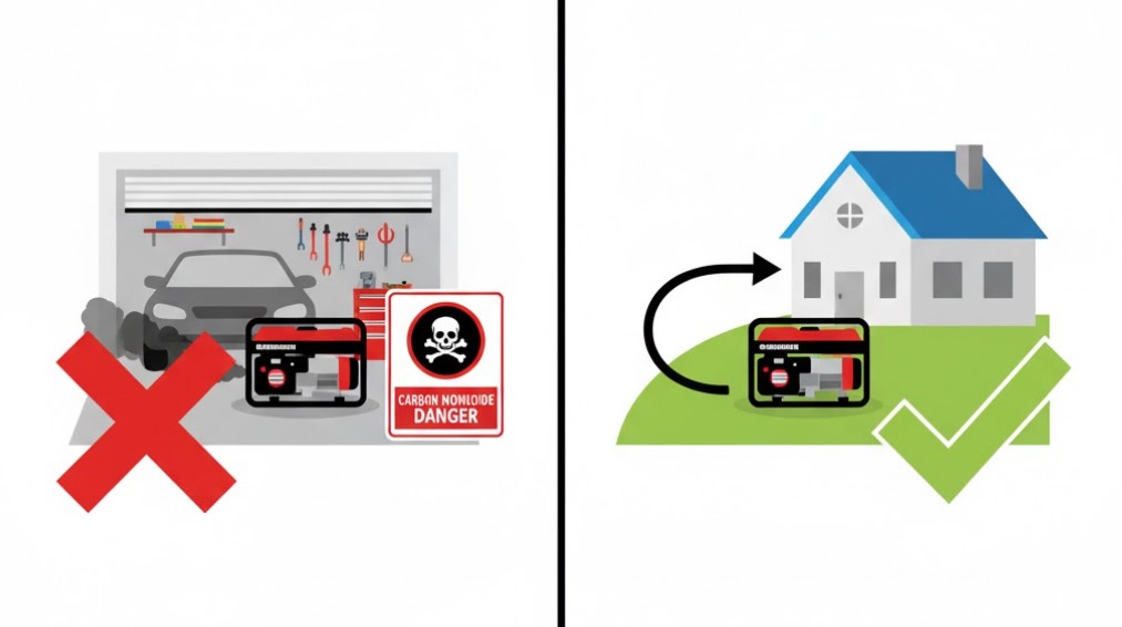 How To Switch Between Fuels in Dual Fuel Generators Safely and Effectively 2 generator-should-be-used-in-outdoor-only