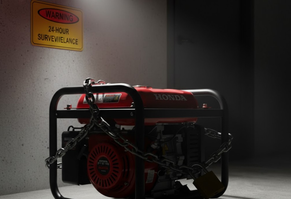 15 Essential Tips for Securing Your Generator Against Theft 2 warning-notice