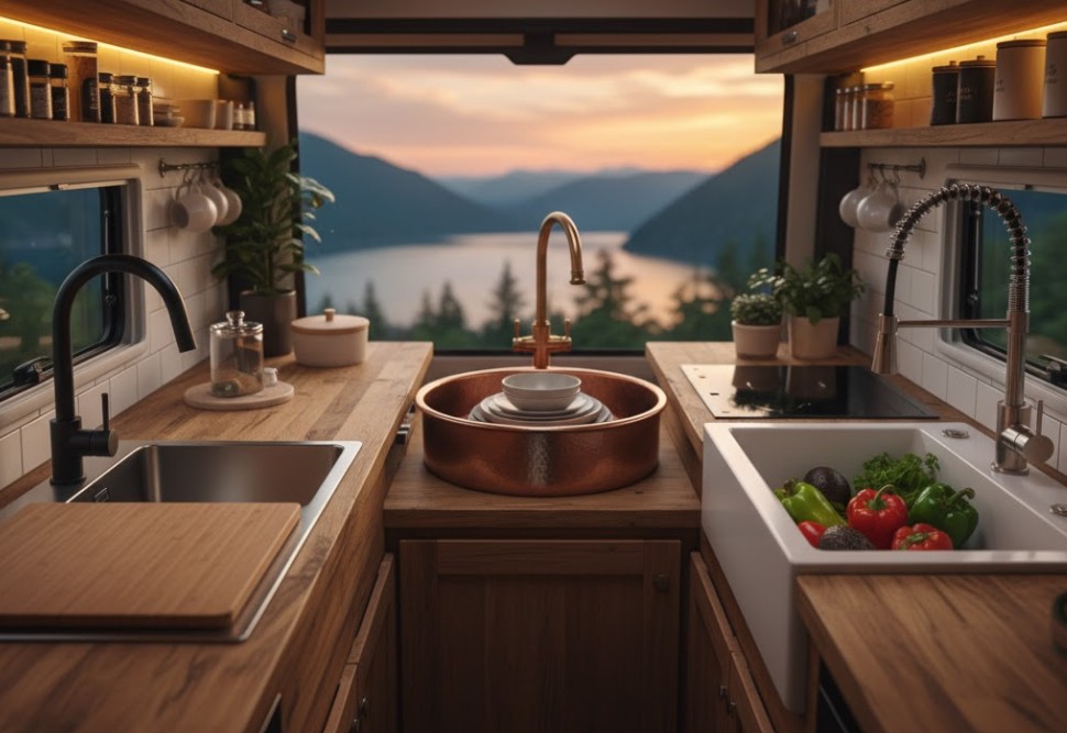 Best RV Kitchen Sinks for Van Life